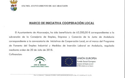 MARCO DE INICIATIVA COOPERACIÓN LOCAL