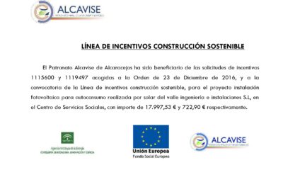 LÍNEA DE INCENTIVOS CONSTRUCCIÓN SOSTENIBLE