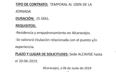 OFERTA DE EMPLEO