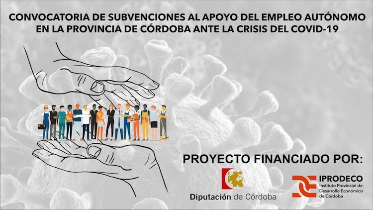 Convocatoria de subvenciones al apoyo del empleo autónomo en la provincia de Córdoba ante la crisis del Covid-19