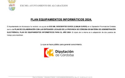 Plan Equipamientos Informáticos 2024