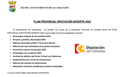 Plan Provincial Diputación Invierte 2024