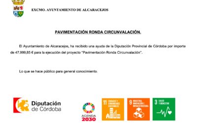 Pavimentación Ronda Circunvalación